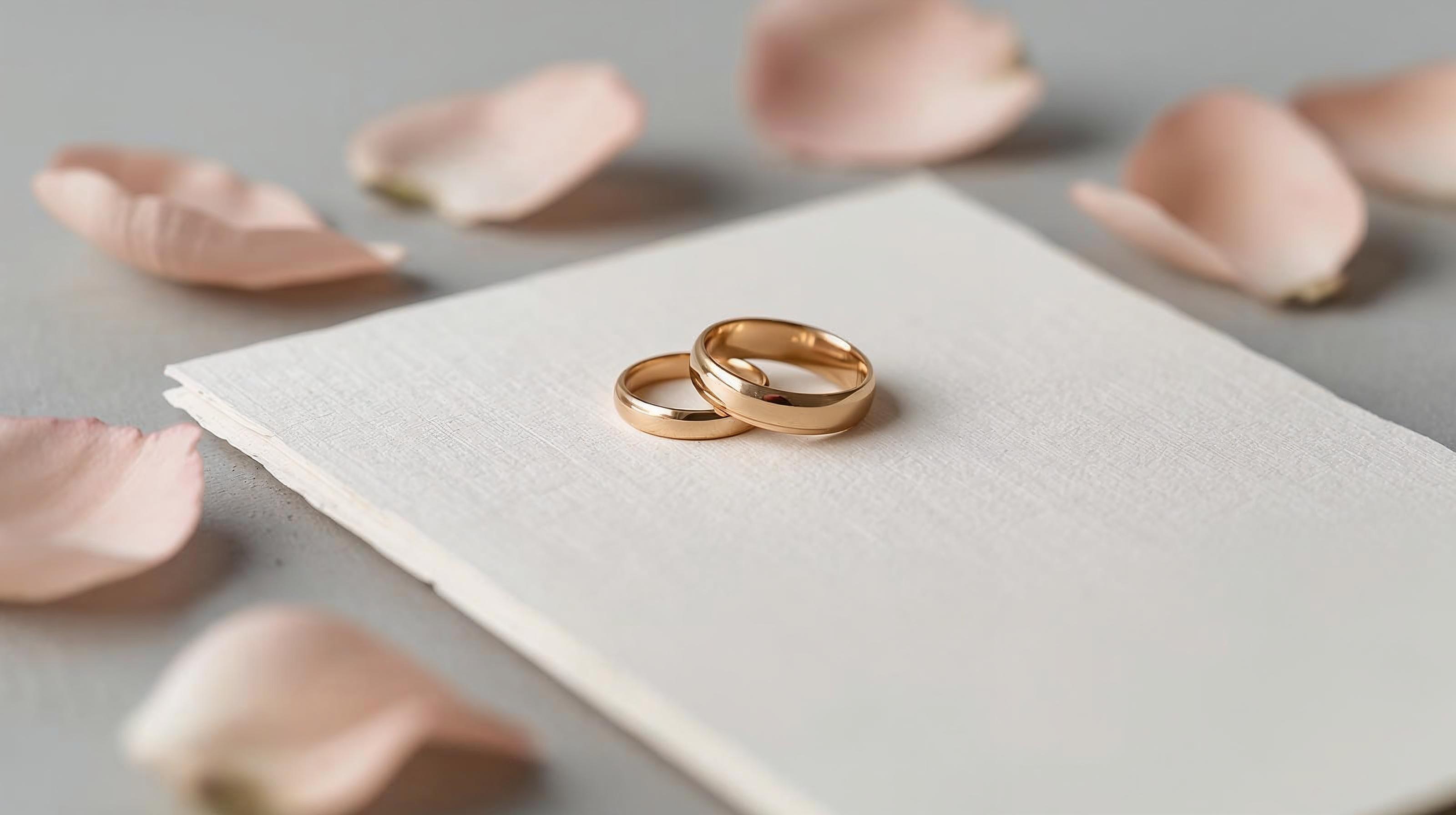 Classic wedding rings